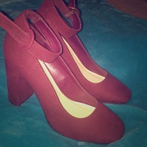 Burgendy Lauren Conrad Heels